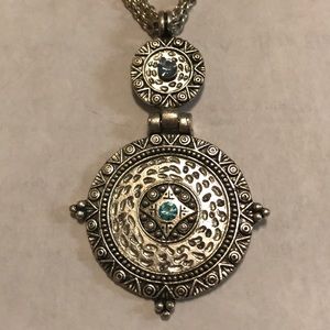 Celtic silver necklace